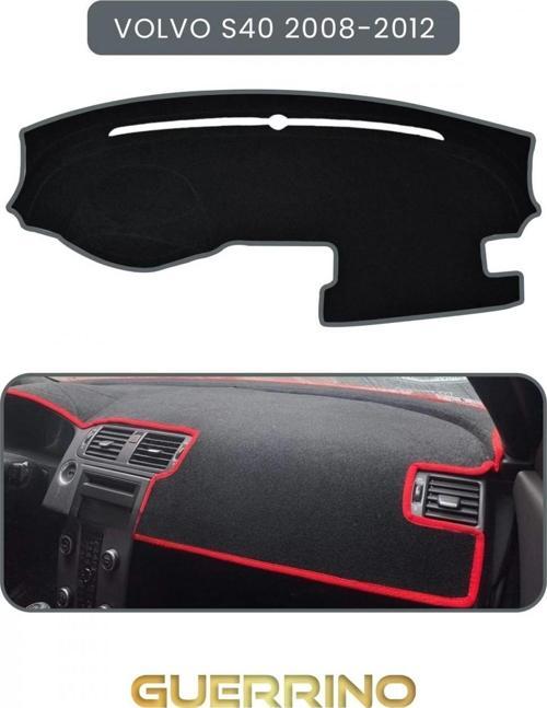 VOLVO S40 (2008-2012)TORPİDO KORUMA HALISI GRİ KENAR