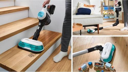 BCS71HYG3 Hygienic 2'Si 1 Arada Premium Aqua Şarjlı Dikey Süpürge 10 yıl Motor Garantili