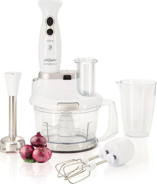 Mutfak Robotu Seti Çok Amaçlı Blender Set Beyaz