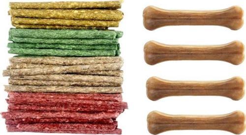  Munchy Çubuk Köpek Ödül 14 Cm 6-7 Gr 100'lü+Naturel Pres Kemik 7,5 Cm 5 Adet