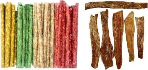 100'lü Munchy Ödül Çubuğu +Kurutulmuş Dana Ense Sinir Çiğneme Ve Köpek Ödülü 50 gr