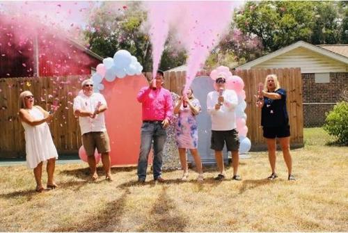 Cinsiyet Tüpü - Gender Reveal Partisi Tüpü Pembe Renk
