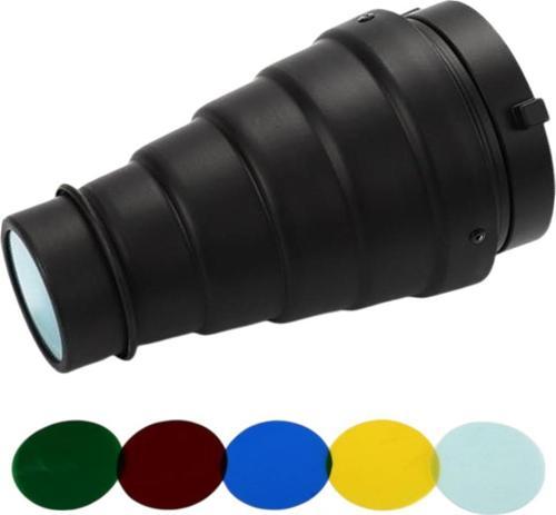 SN-01 120mm Çaplı Petekli Snoot Bowens Adaptörlü Stüdyo Flaş Aksesuarı
