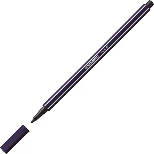 68 PEN KEÇE UÇLU KALEM 98 MAVİ-SİYAH