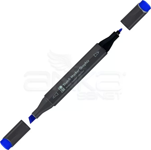 Graphix Sketch Marker Çift Uçlu Kalem 958 Ultramarine Blue