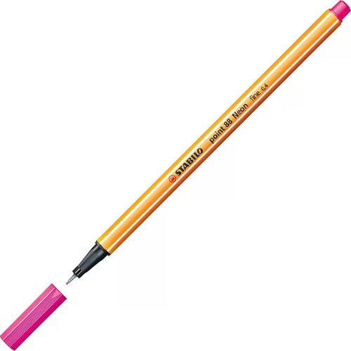 88 POİNT FİNELİNER KEÇE UÇLU KALEM 0.4mm 056 FLORESAN PEMBE