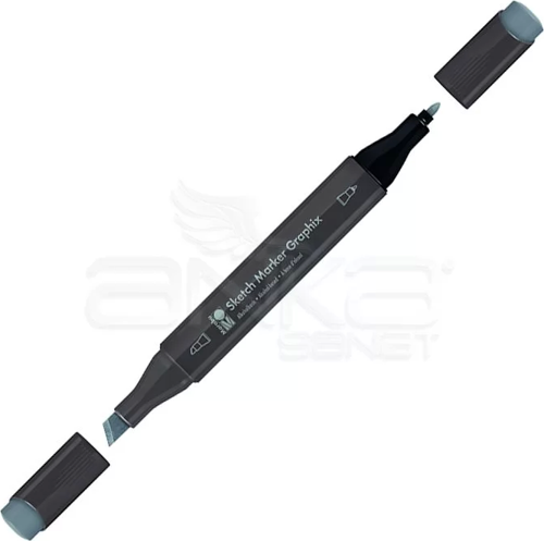 Graphix Sketch Marker Çift Uçlu Kalem 986 Cool Grey Deep