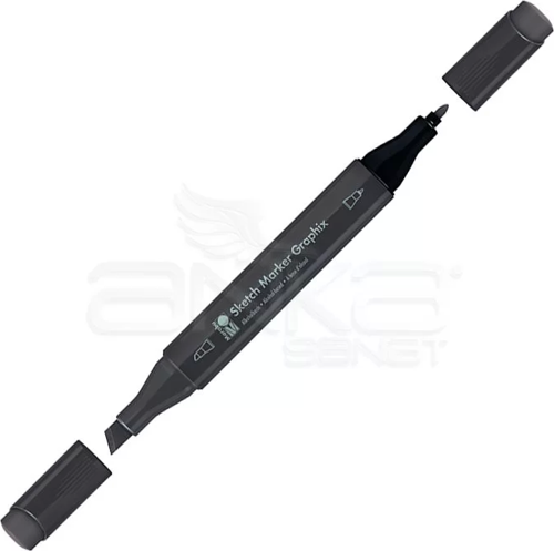Graphix Sketch Marker Çift Uçlu Kalem 988 Warm Grey Deep