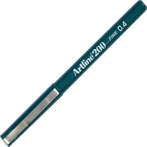EK-200N FİNELİNER KEÇE UÇLU KALEM 0.4mm KOYU YEŞİL