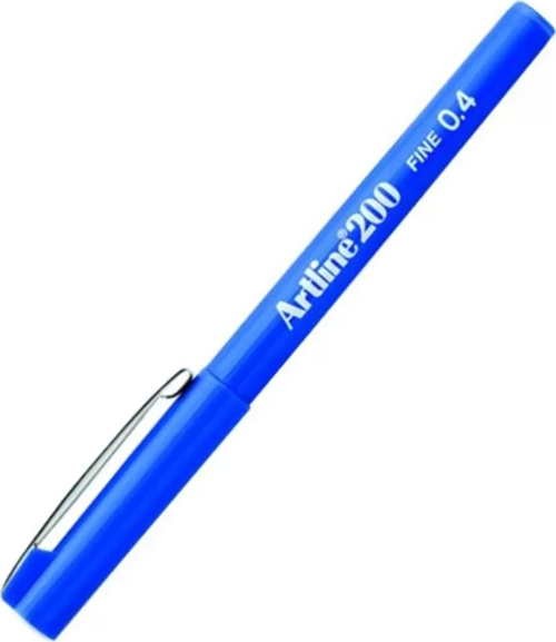 EK-200N FİNELİNER KEÇE UÇLU KALEM 0.4mm MAVİ