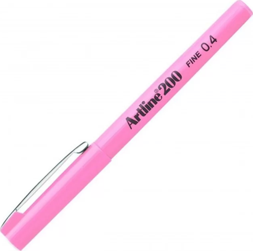 EK-200N FİNELİNER KEÇE UÇLU KALEM 0.4mm PEMBE