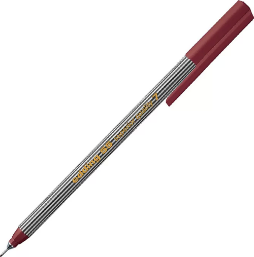 E-55 FİNELİNER KEÇE UÇLU KALEM KAHVE