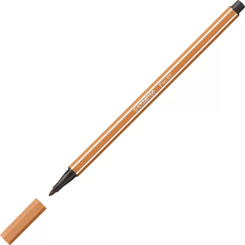 68 PEN KEÇE UÇLU KALEM 89 KOYU KAHVE