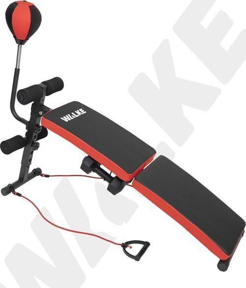 Bench Fitness Ağırlık Sehpası - Katlanabilir Mekik Aleti Ve Boks Topu - Tüm Vücut Egzersiz Aleti