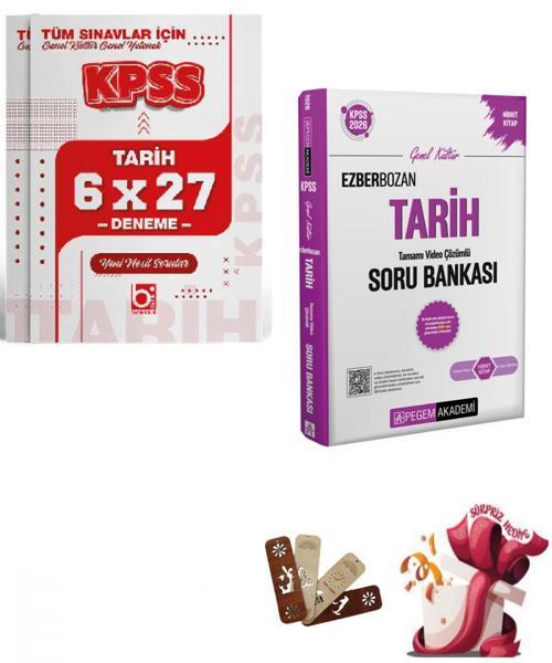 2026 KPSS Genel Yetenek Genel Kültür Ezberbozan Tarih Tamamı Video Çözümlü Soru Bankası ve Deneme Se