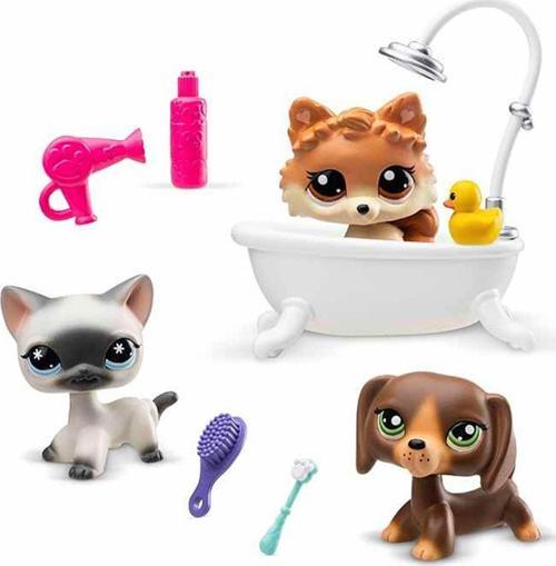 Littlest Pet Shop Minişler Spa Oyun Seti S3 ile Köpükler İçinde Eğlence!