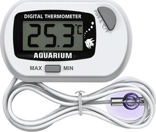 Powermaster Pm-26616 Mini Lcd Dijital Problu Termometre Akvaryum Buzdolabı Otomobil Sera Termometresi