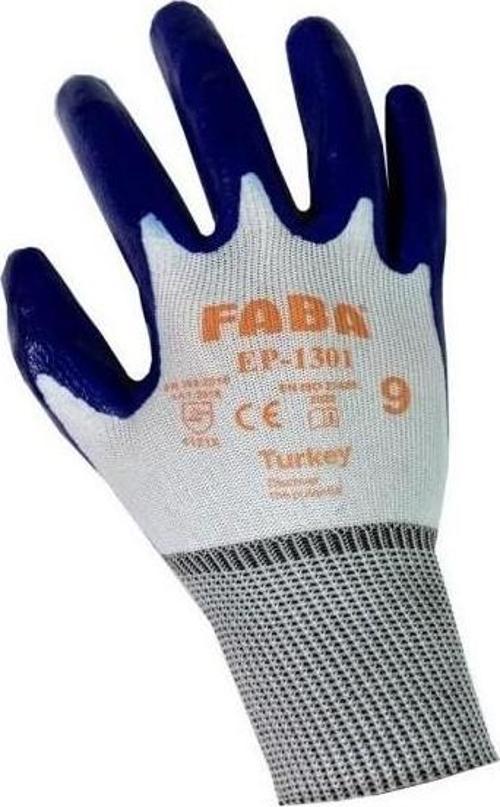 EP-1301-XL LACİVERT NİTRİL POLYESTER ELDİVEN XL