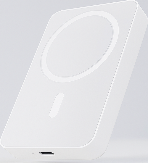 Taşınabilir Magsafe Özellikli 10000mAh Powerbank Beyaz YK-P950