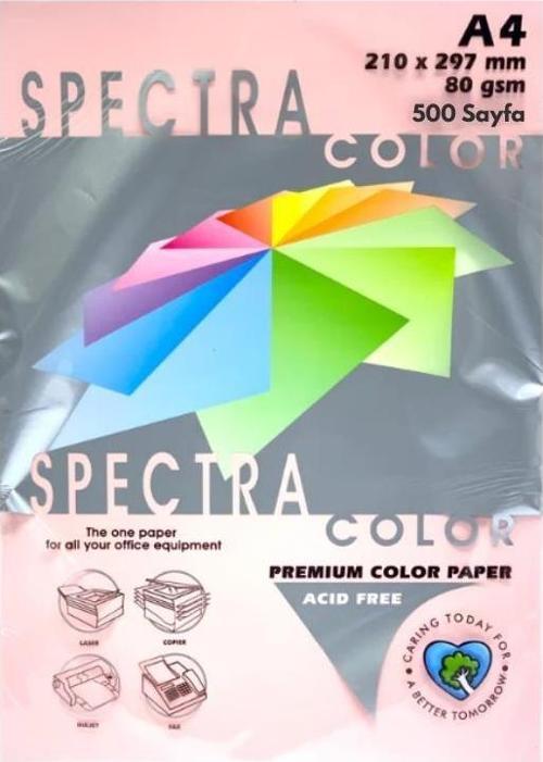 A4 Renkli Fotokopi Kağıdı 80 gr 1 Paket 500 Yaprak - Pembe