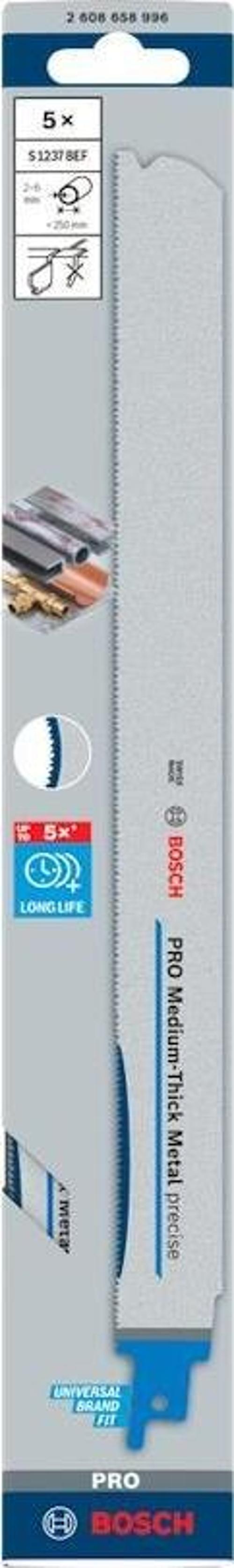 PRO Panter Testere Bıçağı Metal S 1237 BEF 5li