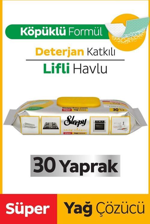 Easy Clean Süper Yağ Çözücü Havlu 30 Yaprak