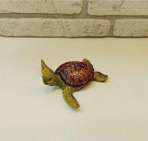 Deniz Kaplumbağa Caretta Caretta Dekoratif Biblo