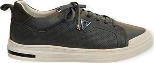 77855 Esnek Taban Hakiki Deri Erkek Sneaker Haki