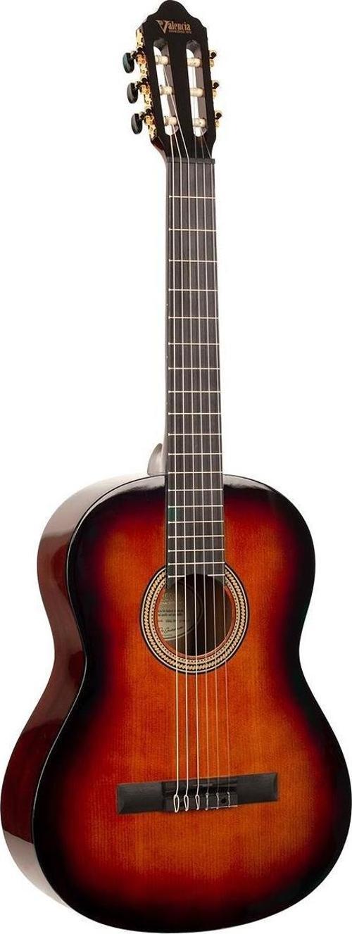 KLASİK GİTAR, SCALE 4/4,SUNBURST,PARLAK,