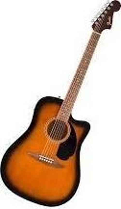 California Debut Redondo CE Dreadnought Ceviz Klavye 2 Ton Sunburst Elektro Akustik Gitar