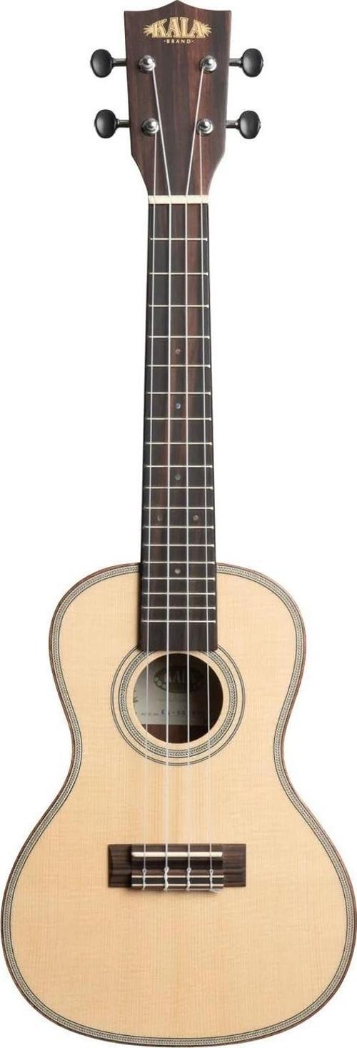 KA-SSEBY Solid Spruce Abanoz Concert Ukulele (Natural)