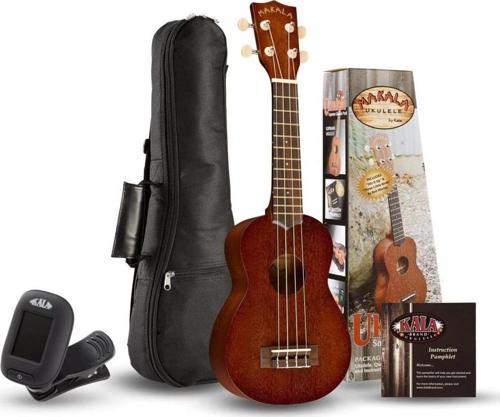 Mk-S/Pack Makala Soprano Ukulele Seti (Natural)