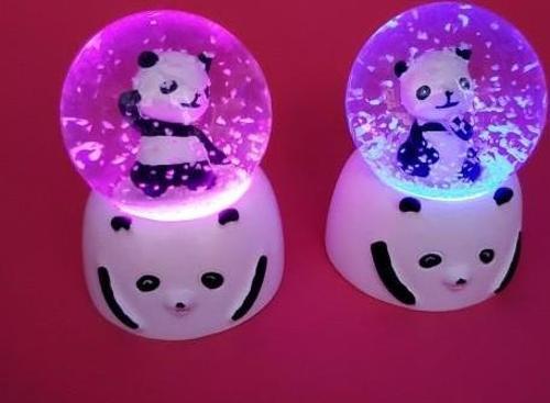 Mini Işıklı Panda Kar Küresi