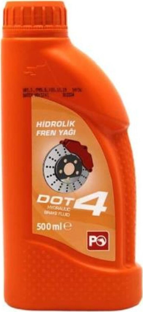 Dot 4 Hidrolik Fren Yağı 500 Ml. 3 Adet