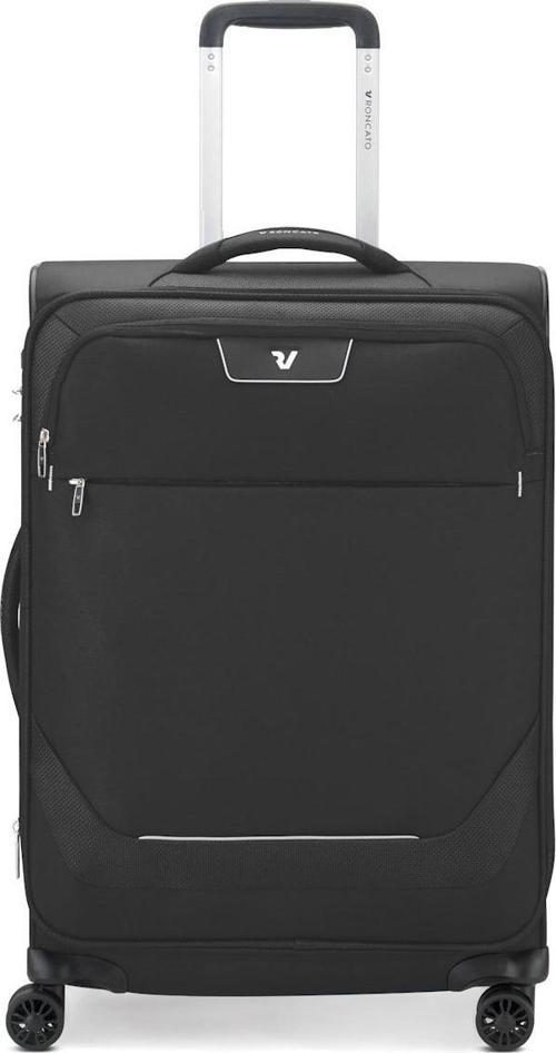 Unisex Valiz 41621201-01 Roncato Joy Medıum Trolley Expandable 63 Cm Nero
