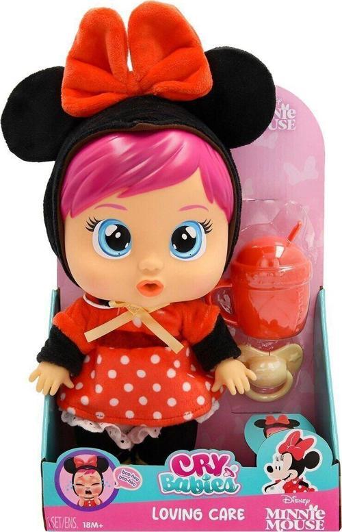 CYB69000 Cry Babies Love and Care Minnie Kostümlü Bebek