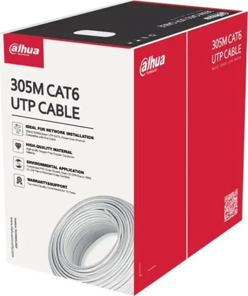 305Metre Pfm920I-6Un-C Cat6 Beyaz Utp Data Kablosu