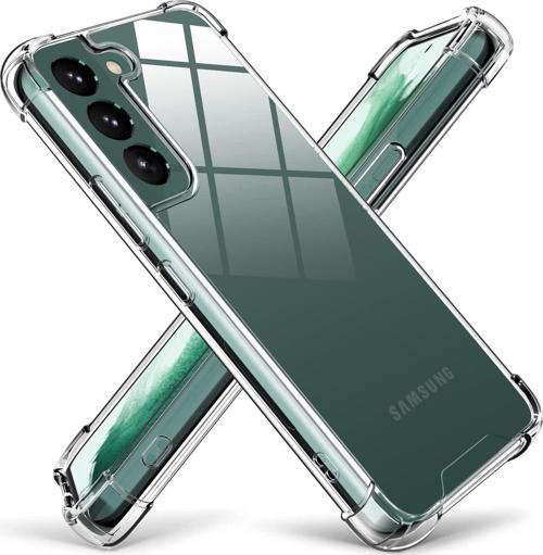 Samsung Galaxy S22 Plus Uyumlu Darbe Önleyici Sararmaya Dayanıklı Airbag Korumalı Ultra Slim TPU Şeffaf Silikon Kılıf