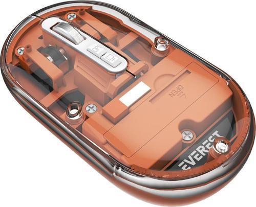 Sm-Bt29 Glassy Turuncu Transparan 2İn1 Bluetooth Ve 2.4Ghz Kablosuz Mouse