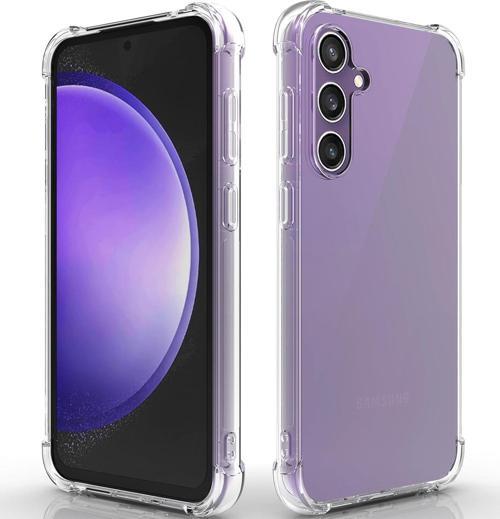 Samsung Galaxy S23 FE Uyumlu Darbe Önleyici Sararmaya Dayanıklı Airbag Korumalı Ultra Slim TPU Şeffaf Silikon Kılıf