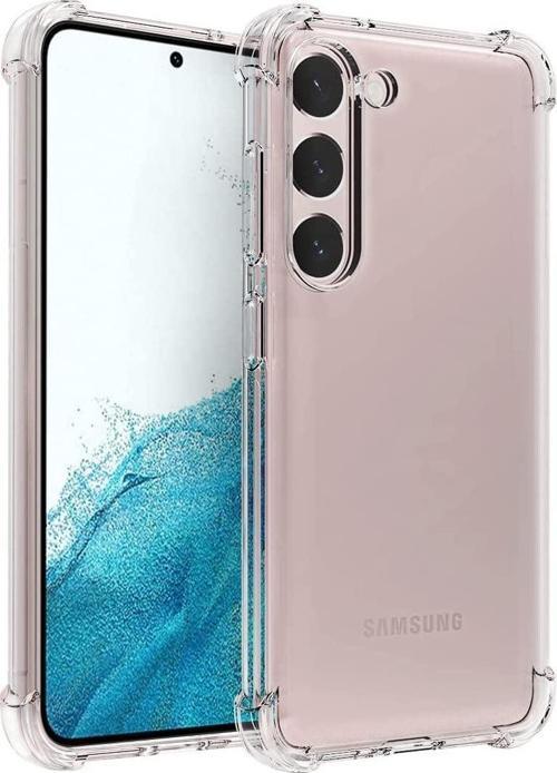 Samsung Galaxy S23 Uyumlu Darbe Önleyici Sararmaya Dayanıklı Airbag Korumalı Ultra Slim TPU Şeffaf Silikon Kılıf