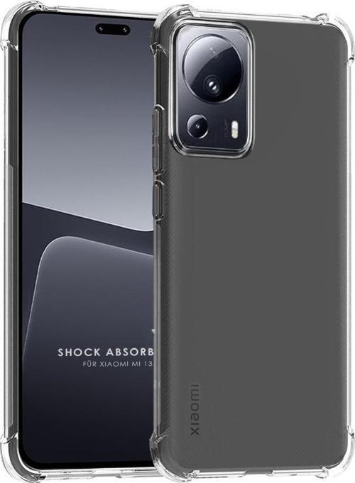 Xiaomi Mi 13 Lite Uyumlu Darbe Önleyici Sararmaya Dayanıklı Airbag Korumalı Ultra Slim TPU Şeffaf Silikon Kılıf