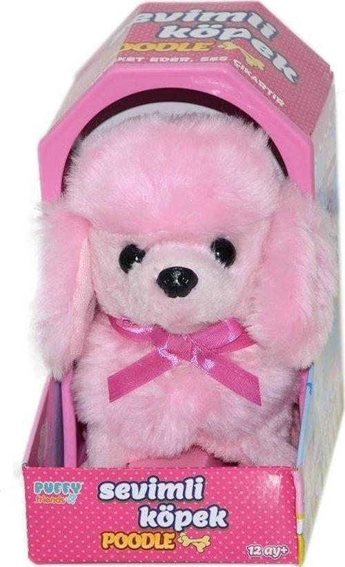 47171 SUN-RST-PFF-PELUŞ SEVİMLİ KÖPEK POODLE HAREKETLİ SESLİ PMB