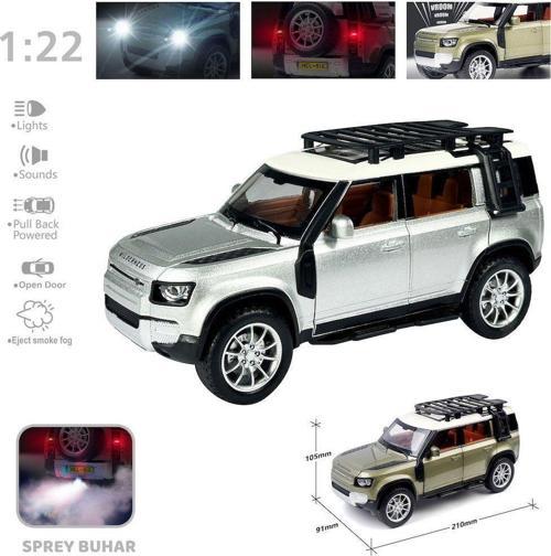 HCL-510A Çek Bırak 1:22 Sesli Ve Işıklı Buharlı DF Metal Jeep