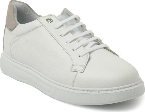 Erkek Sneaker ( Günlük) KA-C11744 John May Casual Beyaz Maçka-Taş Süet