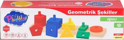 ONY-305 Ahşap Geometrik Şekiller -Onyıl Oyuncak