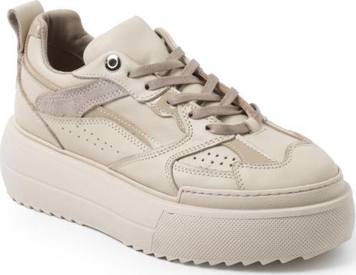 Kadın Sneaker ( Günlük) RD-5640 John May DERİ BEJ KOMBİN