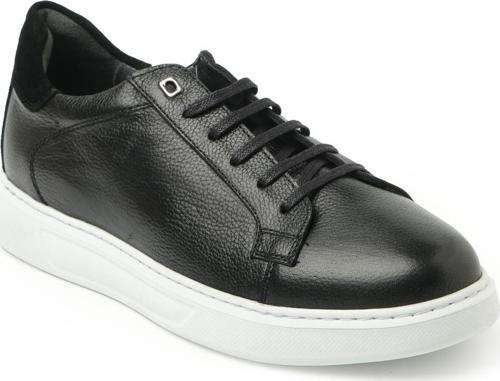 Erkek Sneaker ( Günlük) KA-C11744 John May Casual Siyah Maçka-Siyah Süet