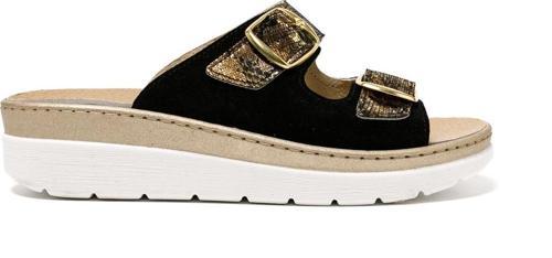 Kadın Sandalet 5619 Green Life STRETCH WOMEN'S FOOTWEAR Black