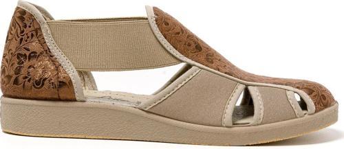 Kadın Sandalet 169 Green Life STRETCH WOMEN'S FOOTWEAR Brown